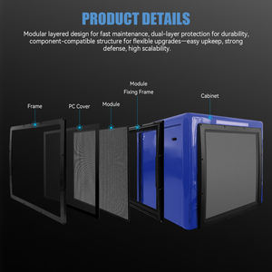 Caja de Reparto Publicitaria LED P3 para Exteriores con Control Remoto WiFi 4G para Motocicletas de Reparto de Comida - Product Image 3
