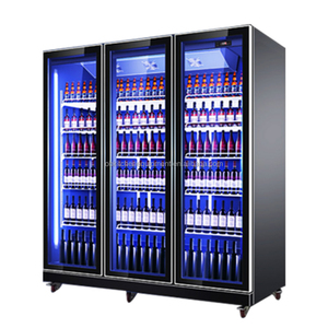 ตู้แช่เครื่องดื่มแบบตั้งตรง 3 ประตู พร้อมระบบทำความเย็นและไฟ LED - Product Image 1