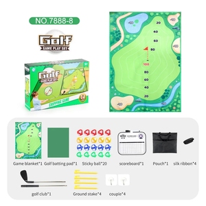 Jinying Ensemble de tapis de <span class=keywords><strong>jeu</strong></span> de golf avec fonction de chipping, <span class=keywords><strong>jouet</strong></span> de sport d'intérieur et ensemble de <span class=keywords><strong>jeu</strong></span> de golf en plein air pour enfants - Product Image 5