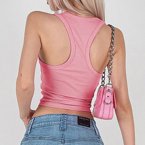 Top de Tirantes Personalizado de Alta Calidad para Primavera/Verano, Casual, Sexy, de Satén con Flores, Ajustado, para <span class=keywords><strong>Mujer</strong></span> - Product Image 2