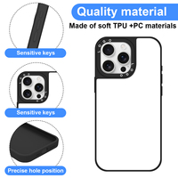 Coque Arrière de Téléphone Personnalisée Vierge à Sublimation 2D Antichoc et Protectrice pour iPhone 12 13 14 15 16 17 Pro Max, Vente en Gros