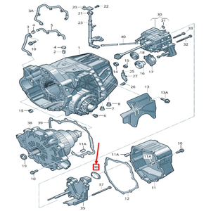 Joint torique d'étanchéité pour connecteur de module de commande de transmission automatique 01T927213A pour boîte de vitesses CVT <span class=keywords><strong>Audi</strong></span> A4 A5 A6 <span class=keywords><strong>A7</strong></span> 01J 0AW - Product Image 5
