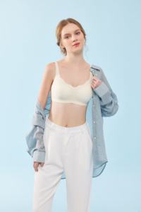 Soutien-gorge Evenyoung <span class=keywords><strong>Plus</strong></span> Size 3D sans couture, respirant, sans armatures, soutien doux, dos en U, en gelée, pour entraînement léger quotidien, femmes - Product Image 6