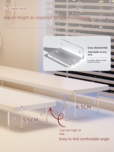 Supporto per Monitor e Laptop da Scrivania Senshee, Rialzo per Computer da <span class=keywords><strong>Studio</strong></span>, Modello 857893487663, Origine Cina - Product Image 3