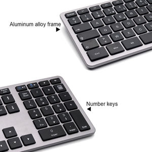 Clavier sans fil Bluetooth ergonomique personnalisé Magic ABS Standard 109 touches pour Mac - Product Image 6
