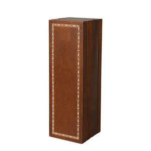 Caja de Vino de Madera MDF Cúbica Personalizada, Hecha a Mano, Estilo Vintage, para una Sola Botella, DSW-1019, Se Aceptan Pedidos Personalizados - Product Image 3