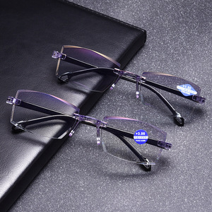 Lunettes de Lecture Tendance en Plastique à Foyer Réglable pour <span class=keywords><strong>Presbytie</strong></span>, Bifocales, Progressives, Anti-Lumière Bleue pour Femme et Homme - Product Image 3