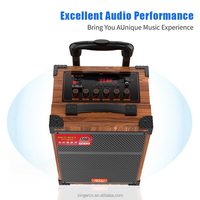 Micrófono Bluetooth Portátil para Exteriores ZQS-Q8, Tarjeta de Sonido para Cantar, Radio Inalámbrica para el Hogar, Subwoofer para Bailes Cuadrados