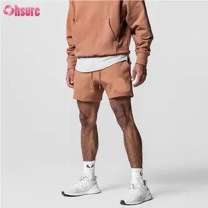 Pantalones cortos 2 en 1 de doble capa con diseño de logotipo personalizado OEM, pantalones cortos deportivos para hombre, pantalones cortos de entrenamiento de gimnasio de secado rápido y cómodo