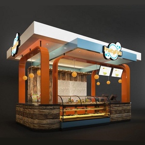 Thực Phẩm Kiosk Nhà Sản Xuất Trung Tâm Mua Sắm Kiosk Nước Trái Cây Gian Hàng Smoothies Quầy Bar Kiosk - Product Image 4