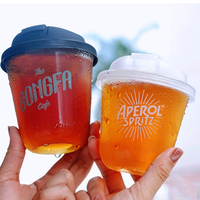 Vasos de Plástico Promocionales con Logotipo Personalizado, 8oz, 10oz, 16oz, 20oz, 24oz, 32oz, Irrompibles, para Mascotas, Bodas, Fiestas, Vasos de Plástico Personalizados para Estadios