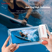 EARLDOM - Bolsa Impermeable para Teléfono Móvil, Funda Sumergible para Natación y Buceo, para iPhone 15 Pro Max, Samsung S24