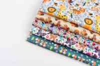 Pul7578 Kundenspezifischer Digitaldruck 100% Polyester Interlock Pul Wasserdichter Stoff für Babywindeln und Autogebrauch