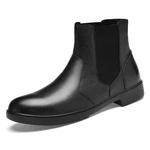 Botas de Invierno para Hombre, de Moda, Estilo Ejecutivo, de Cuero, con Forro Grueso y Cálido, Transpirables, Antideslizantes y con Absorción de Impactos - Product Image 5