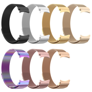 Pour Samsung <span class=keywords><strong>Galaxy</strong></span> <span class=keywords><strong>Watch</strong></span> <span class=keywords><strong>4</strong></span> <span class=keywords><strong>20mm</strong></span> <span class=keywords><strong>Bracelet</strong></span> de montre magnétique de luxe en acier inoxydable <span class=keywords><strong>Bracelet</strong></span> réglable pour hommes cadeau - Product Image 1
