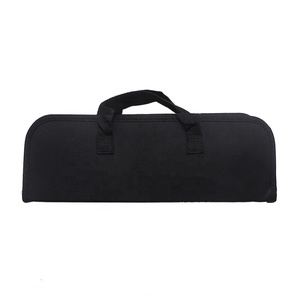 10 pièces rôtisserie pique-nique BBQ grils accessoire trousse à outils étui en tissu Oxford comprend métal manche en bois <span class=keywords><strong>accessoires</strong></span> de <span class=keywords><strong>barbecue</strong></span> - Product Image 3
