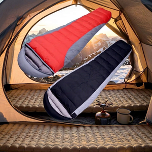 Saco <span class=keywords><strong>de</strong></span> <span class=keywords><strong>Dormir</strong></span> Tipo Momia con Relleno <span class=keywords><strong>de</strong></span> Plumón, Grueso, para Adultos, para Camping, Montañismo, Universal, Portátil, Cálido, <span class=keywords><strong>de</strong></span> Nailon - Product Image 1