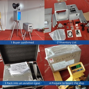 Machine Photobooth en Bois avec Écran Tactile 18,5 Pouces Double Face Style Rétro Compatible DSLR <span class=keywords><strong>MILC</strong></span> iPad Impression en Libre-Service pour Mariages - Product Image 5
