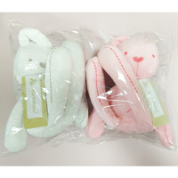 Apaisant lapin jouet dormir en peluche nouveau-né bébé lapin peluche mignon compagnon de couchage en peluche bébé confort jouets pour nourrissons