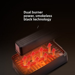 Duitse Bao elektrische <span class=keywords><strong>oven</strong></span>, dubbelzijdige verwarming, rookvrij, eenvoudig schoon te maken, huishoudelijk, commercieel, <span class=keywords><strong>mini</strong></span>-spiesoven, Koreaanse stijl <span class=keywords><strong>oven</strong></span> - Product Image 4