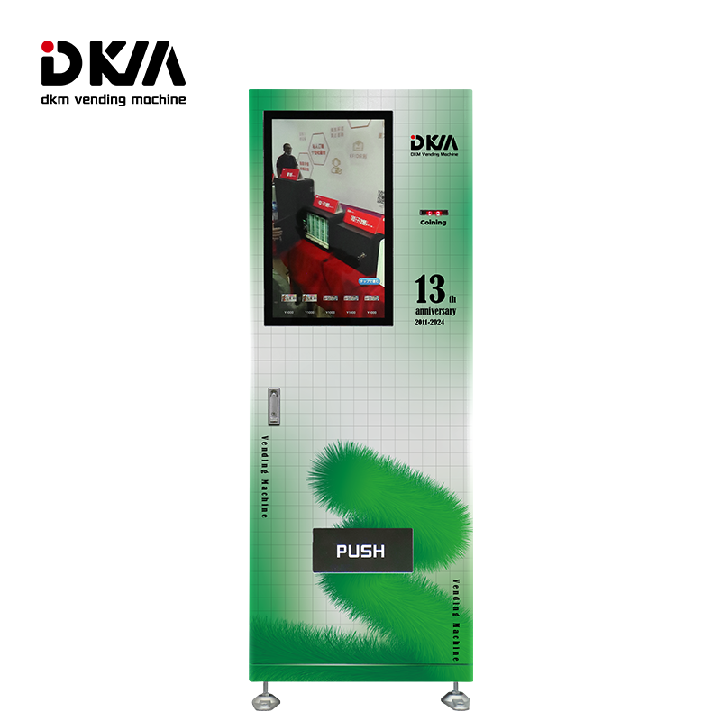 DKM Free Standing Custom Touch Screen Vending Machine With Cash