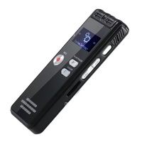 Grabadora de Voz Profesional HD para Conferencias, MP3, con Encriptación AI, Reducción de Ruido Digital, Formato de Audio WAV, USB, Metálica, Love Star SK6