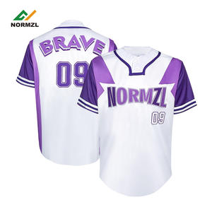 Personalizado en blanco sublimación béisbol camiseta barata al por mayor de los hombres camisetas de béisbol de China - Product Image 1