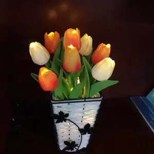 LED đêm đèn mô phỏng tulip hoa Lễ Hội ánh sáng chiếu sáng trang trí đèn