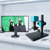 Microscope stéréo 3D 4K YB-330, microscope de mesure industriel pour l'inspection des défauts de composants électroniques, de matériel et de bijoux