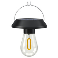 Petit lustre solaire LED pour extérieur, lumière de jardin, lanterne suspendue pour arbre, lanterne portable pour balcon, lumière d'ambiance nocturne, décoration de camping
