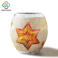 naturelle en verre mosaïque, accessoire électrique Antique fait à la main, vente en gros, luminaires de Table, offre spéciale