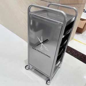 Chariot de coiffure, chariot à outils pour salon de coiffure, chariot de beauté, chariot pour permanente et coloration, chariot de bar, armoire à outils multifonctionnelle - Product Image 3