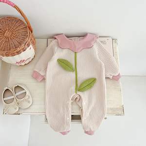 Baju monyet bayi perempuan, Jumpsuit lengan panjang Super lucu Musim Semi dan Gugur - Product Image 1
