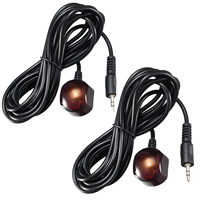 Câble récepteur IR Jack 3,5 mm 5 m, rallonge infrarouge avec indicateur LED, répéteur de télécommande pour décodeur et armoire AV