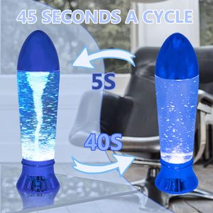 Premium 10.5 "lampada Tornado a LED giocattolo scientifico che cambia colore batteria/USB azionato per illuminazione decorativa blu giorno di Natale - Product Image 4