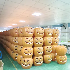 Sample Available Large Pumpkin Halloween Decoration Outdoor Party Decoration Artificial Pumpkins To Decorate