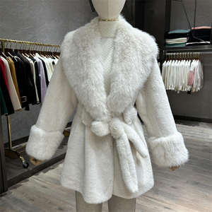 2025 nouveau Design femmes loisirs <span class=keywords><strong>fausse</strong></span> <span class=keywords><strong>fourrure</strong></span> manteau hiver chaud surdimensionné veste - Product Image 3