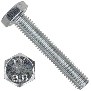 M6 M8 <span class=keywords><strong>M10</strong></span> bullone esagonale Ss316 in acciaio inossidabile Din933 bulloni esagonali e dadi a filettatura intera zincato a testa esagonale bullone - Product Image 2