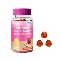 Gummies de Collagène et de Fer à base de Peaux d'Ânes 4,0g par Gummy Saveur Jujube Naturelle Supplément de Fer Doux