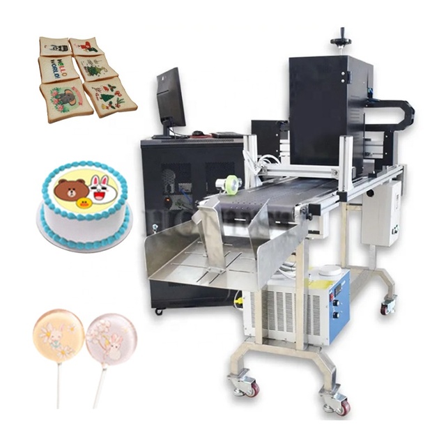 High Productivity Portable Cake Printer / Cake Cookie Printing Machine / Edible Cake Printer Printing Machine