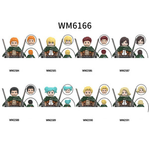 ตัวต่อไททัน วิกิ อนิเมะ บริคส์ เซอร์วี คอร์ปส์ เอเรม เยเกอร์ อาร์มิน เลวี มิคาสะ มินิ แอคชั่น ทอย ฟิกเกอร์ ตัวต่อสำหรับเด็ก - Product Image 4