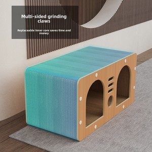 Rascador para Gatos, Cama para Gatos, Cartón Corrugado de Doble Capa, Tamaño Extra Grande, Multifuncional, Duradero, Antideslizante - Product Image 5