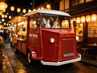 Turnkey mobiele foodtruck met complete keukenapparatuur & 3-laags schappen, snack- en BBQ-unit voor startups