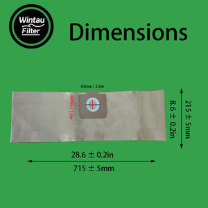 Sac à poussière pour aspirateur à papier électrique personnalisé pour Karchers 6.959-130.0 WD3200/WD3300 Haute efficacité Écologique Pièce - Product Image 4