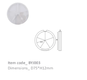 Boîtier personnalisé pour fard à paupières, emballage cosmétique rond compact, boîte de 81 mm pour fard à paupières, emballage pour fard de teint - Product Image 1