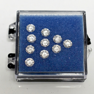 เพชรทรงกลมเจียระไนแบบบริลเลียนท์ สี E F  ที่ได้รับการรับรองจาก GIA  เพชรเพาะเลี้ยงสำหรับทำเครื่องประดับ - Product Image 1