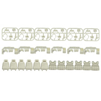 Nouvel ensemble de figurines militaires 2026 Mini Ghost Special Police avec gilet, sac à dos, ceinture, armes et blocs de construction pour personnage de guerre