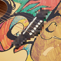 Kabat Top Seller Guitarra 41Inch Electric Acoustic Guitar Bass Guitar With Painting
