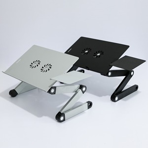 Support pour ordinateur portable en alliage d'aluminium T8, table de lit réglable en hauteur avec dissipation thermique pour une utilisation à domicile ou au bureau - Product Image 5