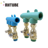 Vente en gros de tuyaux de distribution en laiton haute pression RHTUBE de 3/4 pouce pour système de chauffage par le sol PEX, PN25, garantie de 3 ans